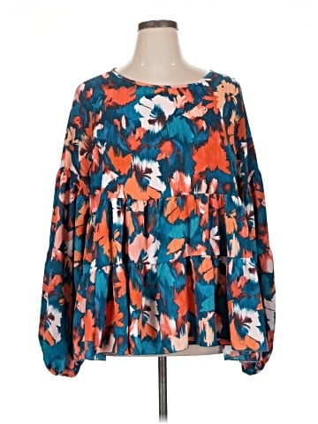 Haptics Long Sleeve Blouse (view 1)