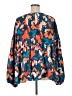 Haptics 100% Polyester Blue Long Sleeve Blouse Size 1X - photo 2