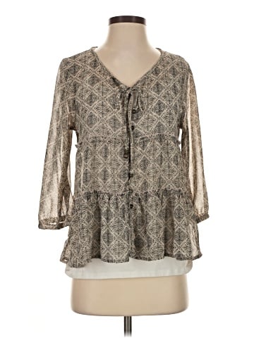 Jolt 3/4 Sleeve Blouse (view 1)