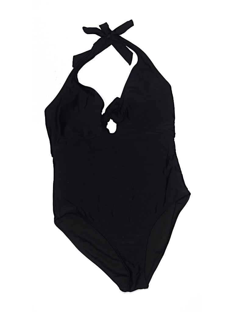 Pre-owned Unbranded One Piece Swimsuit In Black