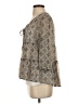 Jolt 100% Polyester Gray 3/4 Sleeve Blouse Size S - photo 5