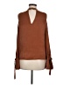 JOA 100% Polyester Brown Sleeveless Blouse Size M - photo 2