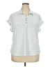 Truself Blue Short Sleeve Blouse Size 2X - photo 1