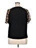 Shein Black Short Sleeve Top Size 1X - photo 2