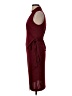 Express 100% Polyester Tweed Burgundy Cocktail Dress Size 5 - 6 - photo 5