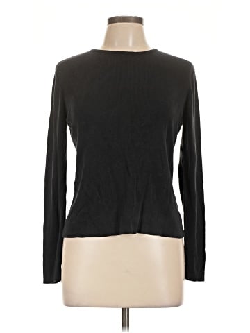 Lauren by Ralph Lauren Long Sleeve Silk Top (view 1)