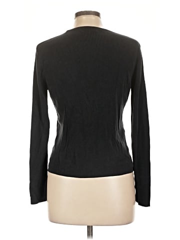 Lauren by Ralph Lauren Long Sleeve Silk Top (view 2)