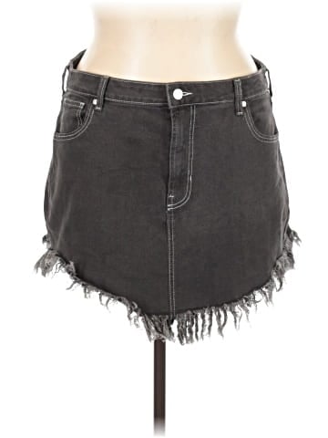 Celebrity Pink Denim Skirt (view 1)