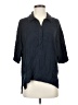 Splendid Blue 3/4 Sleeve Button-Down Shirt Size S - photo 1