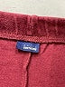 Basic Editions 100% Cotton Solid Burgundy Casual Pants Size XL - photo 7