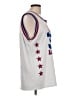 Assorted Brands 100% Polyester White Sleeveless T-Shirt Size L - photo 4