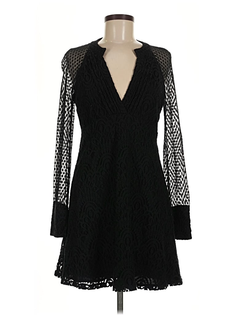 Pre-owned Ella Moss Cocktail Dress In Black
