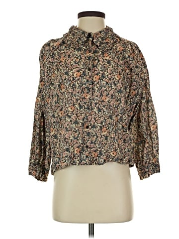 The Great. 3/4 Sleeve Blouse (view 1)