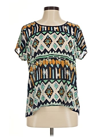 Under Skies Short Sleeve Blouse (view 1)