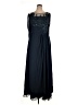 JJ's House 100% Polyester Blue Cocktail Dress Size 16 - photo 1