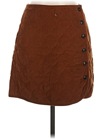 Madewell Corduroy Quilted Mini Skirt (view 1)