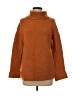 Pilcro Solid Orange Turtleneck Sweater Size XS - photo 1