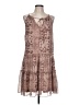 Drew 100% Polyester Paisley Brown Casual Dress Size L - photo 1