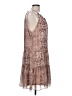Drew 100% Polyester Paisley Brown Casual Dress Size L - photo 4