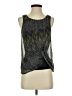 Deletta 100% Polyester Gray Sleeveless Blouse Size XS - photo 1