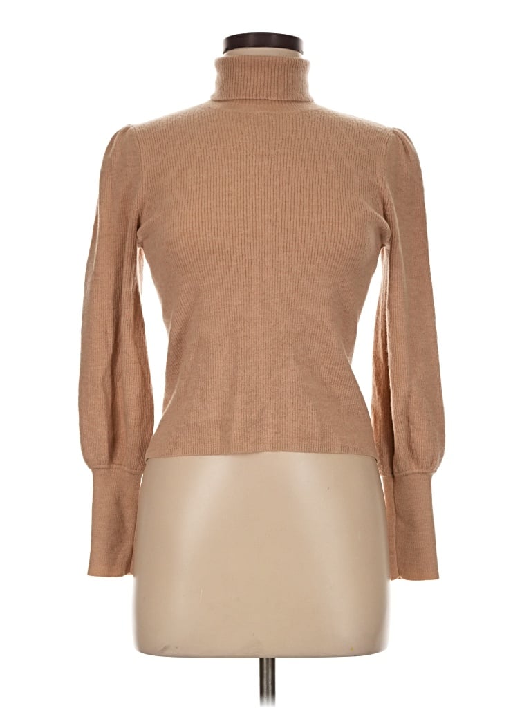 Pre-owned Jcrew Wool Pullover Sweater In Tan