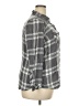 Torrid Plaid Gray 3/4 Sleeve Button-Down Shirt Size 2X Plus (2) - photo 4