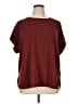 Cupio Burgundy Short Sleeve Top Size 1X - photo 1