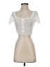Devon Windsor White Short Sleeve Top Size S - photo 1