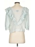Innika Choo Teal 3/4 Sleeve Blouse Size XS (0) - photo 2