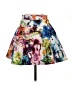 BD Junior Floral White Purple Casual Skirt Size 2 - photo 2