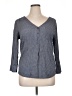 Fred David Gray 3/4 Sleeve Blouse Size XL - photo 1