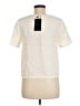Color Block 100% Polyester Ivory Short Sleeve Blouse Size M - photo 2