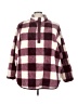 Terra & Sky 100% Polyester Checkered-gingham Burgundy Pullover Sweater Size 4X - photo 1