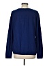 Talbots Solid Blue Pullover Sweater Size L - photo 2