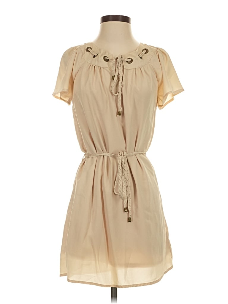 Pre-owned Xxi Casual Dress In Tan