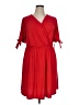 Lane Bryant Solid Red Casual Dress Size 14 - 16 Plus - photo 1