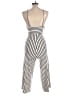 Polly & Esther Stripes Ivory Jumpsuit Size S (estimated) - photo 2