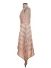 Kocca 100% Polyester Stripes Tan Cocktail Dress Size S - photo 5