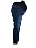 Isabel Maternity Solid Blue Jeans Size 33 waist - photo 4