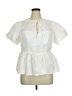 Torrid White Short Sleeve Blouse Size 1X Plus (1) - photo 1