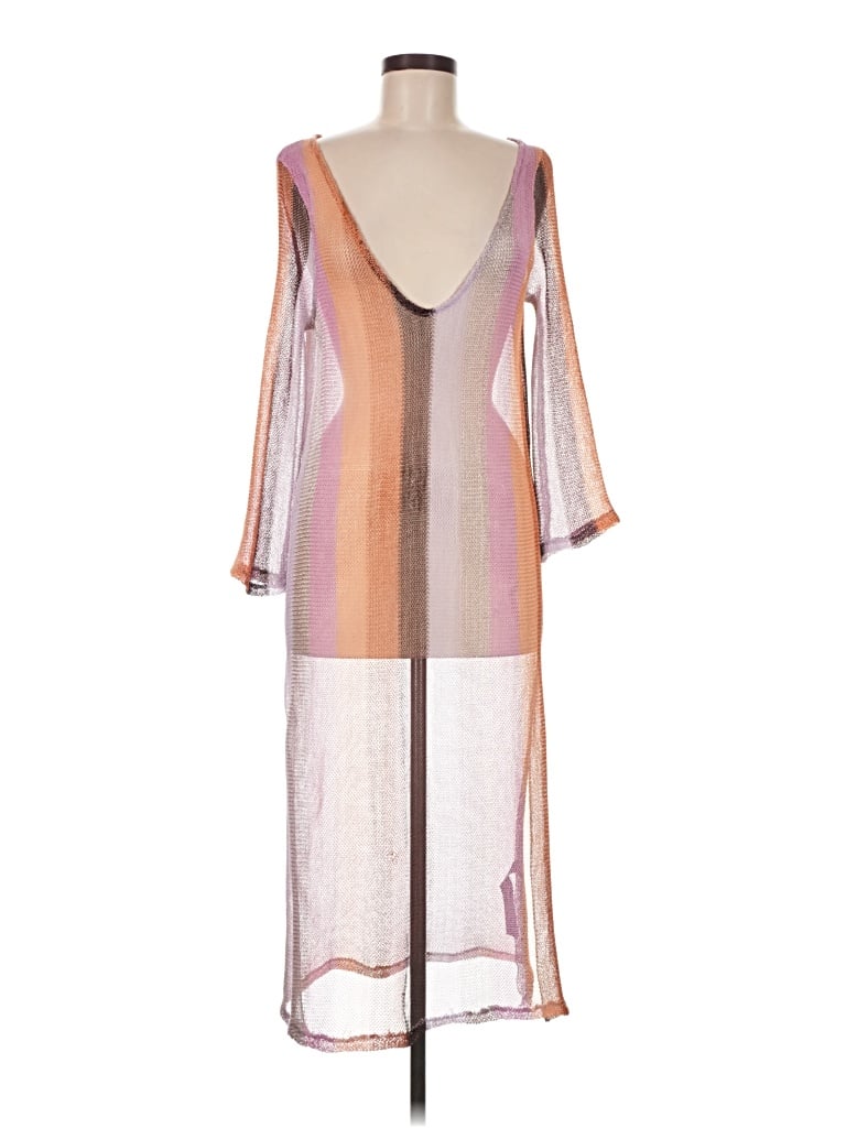 Pre-owned Zara Casual Dress In Brown
