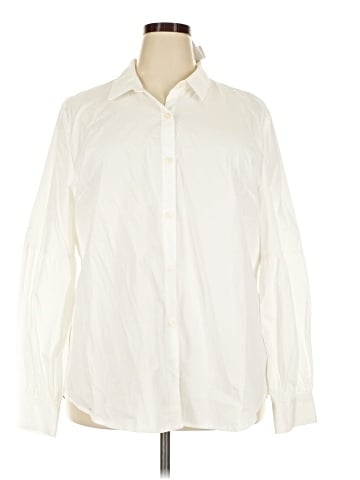 Banana Republic Factory Store Long Sleeve Button-Down Shirt (view 1)