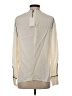 Reiss 100% Viscose Color Block Ivory Long Sleeve Blouse Size 4 - photo 2