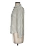 Ann Taylor LOFT 100% Polyester Polka Dots Gray Long Sleeve Blouse Size XS (petite) - photo 5