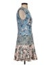 BCBGMAXAZRIA 100% Polyester Paisley Blue Cocktail Dress Size 4 - photo 4
