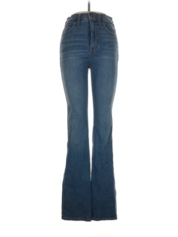 Madewell Skinny Flare Jeans in Whalen Wash (view 1)