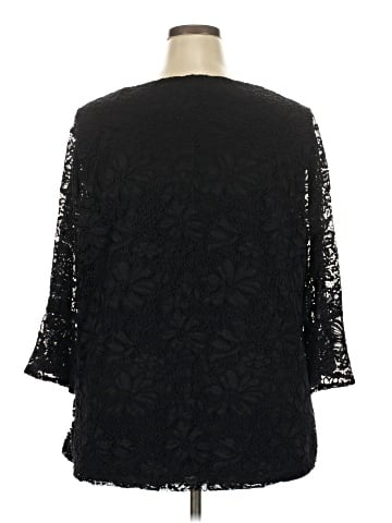 Croft & Barrow 3/4 Sleeve Blouse (view 2)