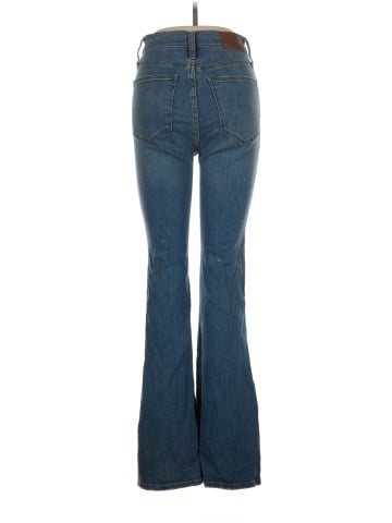Madewell Skinny Flare Jeans in Whalen Wash (view 2)