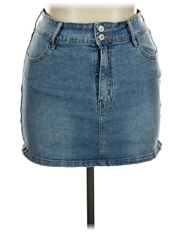 REE PROJECTS Denim Skirt (view 1)