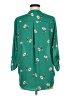 Lush 100% Polyester Green 3/4 Sleeve Blouse Size M - photo 2
